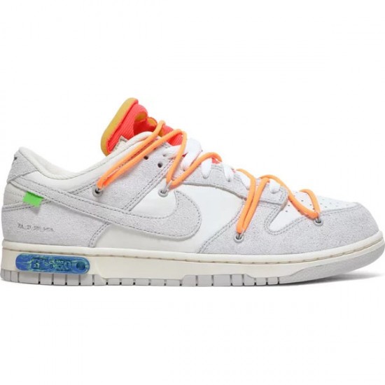 Off-White x Dunk Low Lot 31 Of 50 DJ0950 116 Suede Shoes