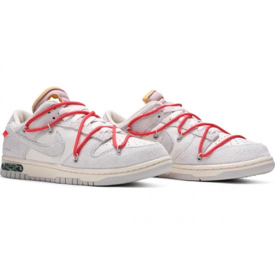 Off-White x Dunk Low Lot 33 Of 50 DJ0950 118 Suede Shoes