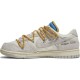 Off-White x Dunk Low Lot 34 Of 50 DJ0950 102 Suede Shoes