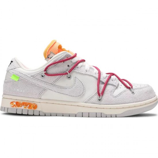 Off-White x Dunk Low Lot 35 Of 50 DJ0950 114 Suede Shoes