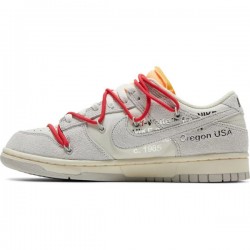 Off-White x Dunk Low "Lot 40 Of 50" DJ0950 103 Leather Shoes