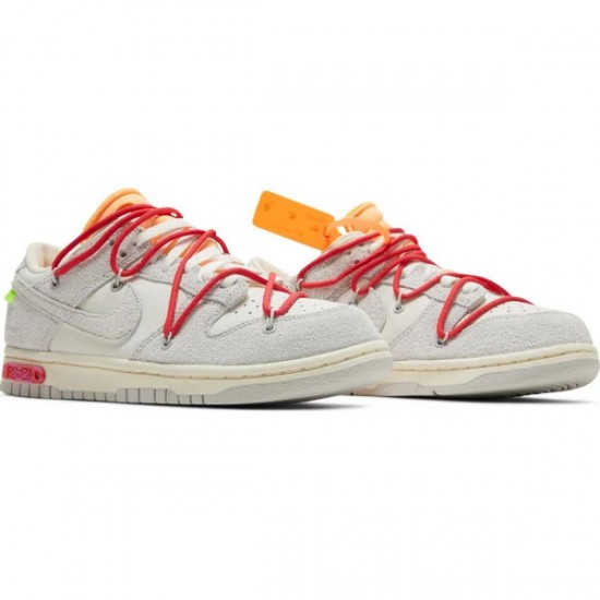 Off-White x Dunk Low Lot 40 Of 50 DJ0950 103 Leather Shoes