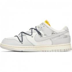 Off-White x Dunk Low "Lot 41 Of 50" DM1602 105 Leather Shoes