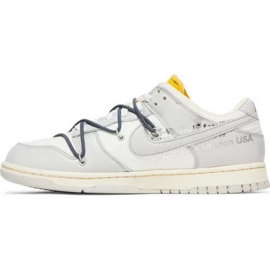 Off-White x Dunk Low Lot 41 Of 50 DM1602 105 Leather Shoes