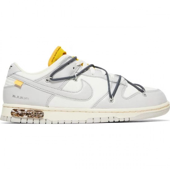 Off-White x Dunk Low Lot 41 Of 50 DM1602 105 Leather Shoes