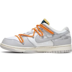 Off-White x Dunk Low "Lot 44 Of 50" DM1602 104 Leather Shoes