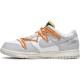 Off-White x Dunk Low Lot 44 Of 50 DM1602 104 Leather Shoes