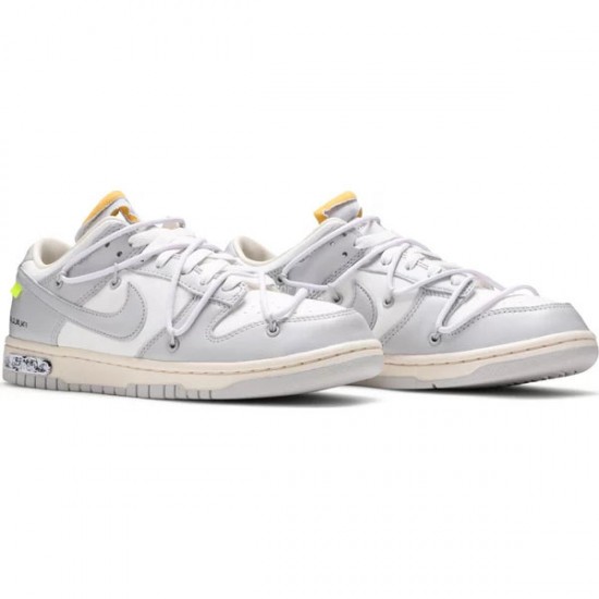 Off-White x Dunk Low Lot 49 Of 50 DM1602 123 Leather Shoes