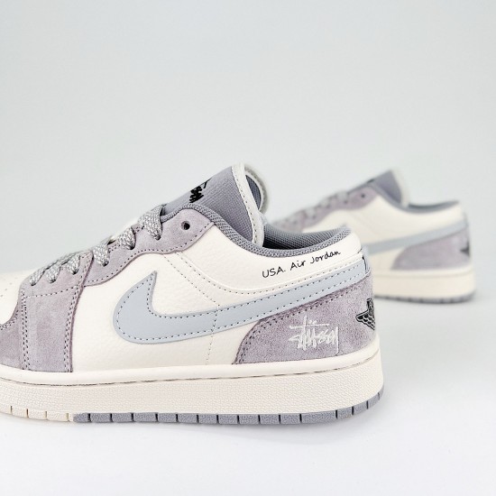 Cheap Nike Air Jordan 1 Low Grey Beige SJ9950-045 Shoes Sale