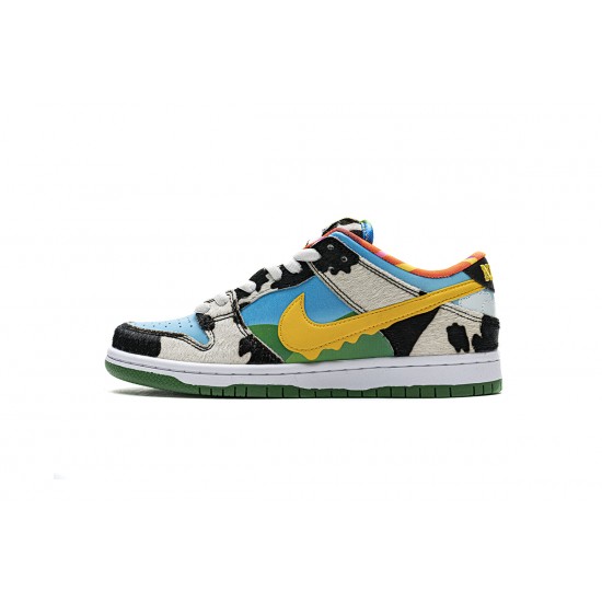 Ben Jerrys x Nike SB Dunk Low Chunky Dunky CU3244-100 W/M White Blue Shoes