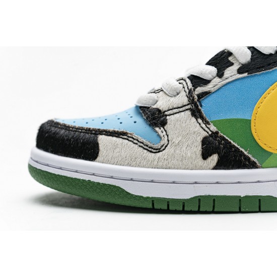 Ben Jerrys x Nike SB Dunk Low Chunky Dunky CU3244-100 W/M White Blue Shoes