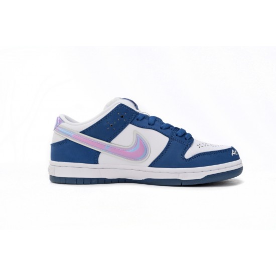 Born x Raised x Nike SB Dunk Low Blue White FN7819-400 Women/Men Shoes