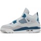 Topselling Air Jordan 4 Retro “Military Blue” 2024 Blue White FV5029 141 Shoes