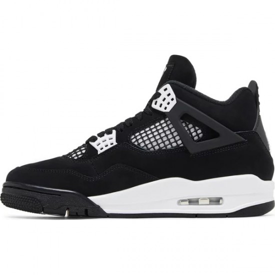 Top Quality Air Jordan 4 Retro ”White Thunder“ 2024 Black White FQ8138-001