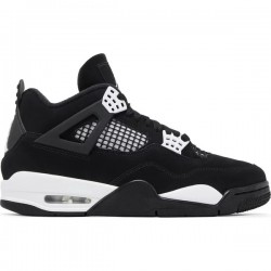 Air Jordan 4 Retro ”White Thunder“ 2024 Black White FQ8138-001