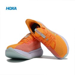 Hoka Carbon X3 Orange White Women Yellow Men Running Shoe