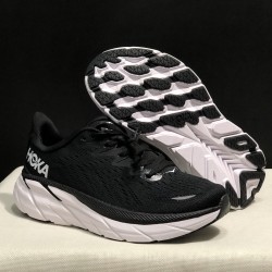 Hoka Clifton 8 Black White Women Men Running Shoe