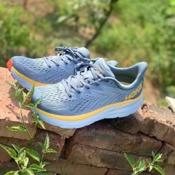 Hoka Clifton 8 Yellow Grey White Women Men Running Shoe