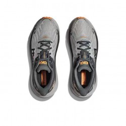 Hoka Mafate Speed Challenger 7 Grey Black Orange Women Men Running Shoe